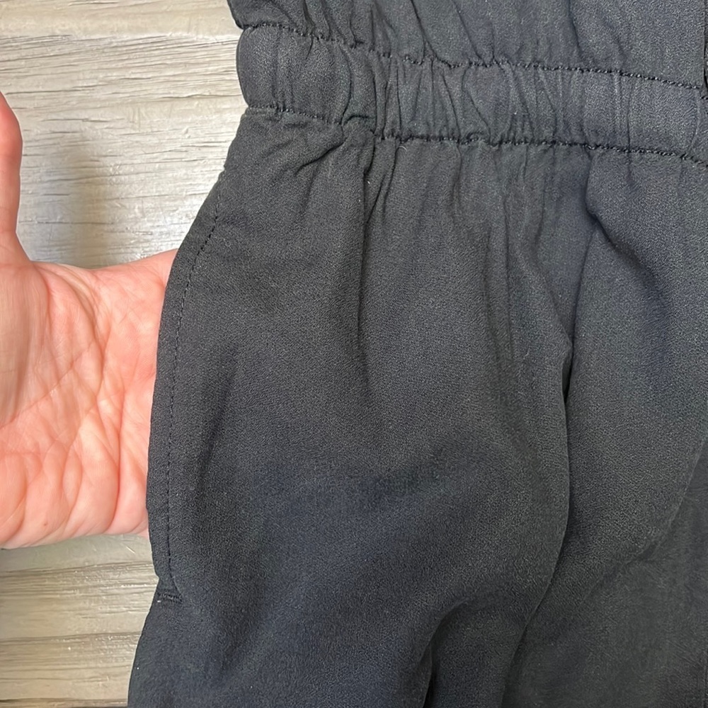 SPLENDID BLACK JUMPSUIT CINCH WAIST SIZE SMALL - Picture 16 of 16